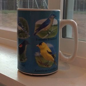 North American song birds musical mug